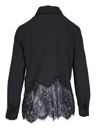 L'agence Adalee Lace Blouse In Black