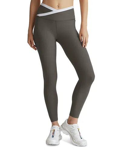 Beyond Yoga Spacedye Outlines High Waisted Midi Legging In True Gray