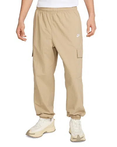 Nike Club Woven Cargo Pants In Brown