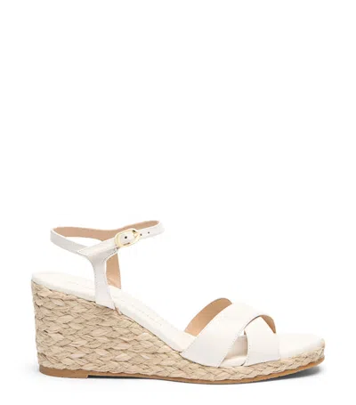Stuart Weitzman Dayna Espadrille Wedge Sandal In Neutral