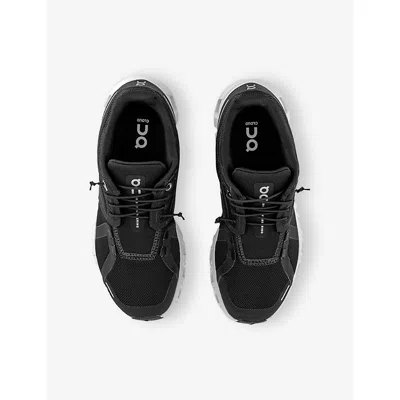On Lightweight Mesh Sneakers With Reinforced Toe In Black
