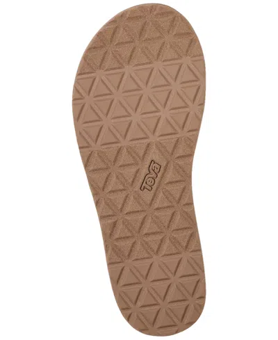 Teva Flatform Slim Sandals In Brown