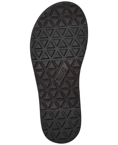 Teva Flatform Slim Sandals In Black