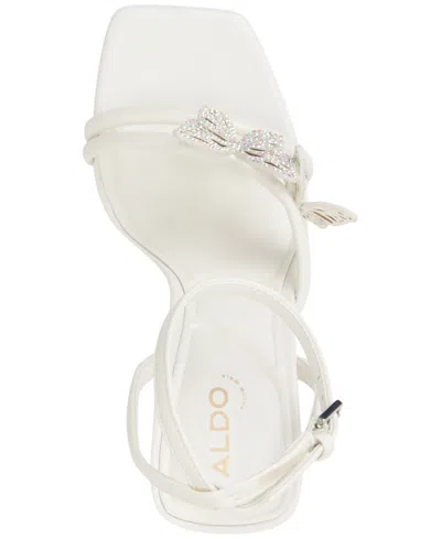Aldo Women's Laylia Butterfly Strappy Dress Sandals In White