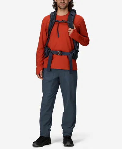 Marmot Men's Airexchange Ultraviolet Protection Factor 50 Crew Long Sleeve T-shirt In Orange