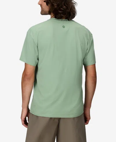 Marmot Airexchange Solarshield Upf Crewneck T-shirt In Green