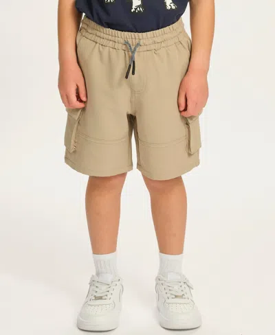 Sovereign Code Kids' Command Cargo Shorts In Stone