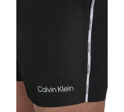 Calvin Klein Men's Logo Swim Shorts In Black