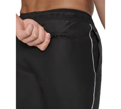 Calvin Klein Men's Logo Swim Shorts In Black