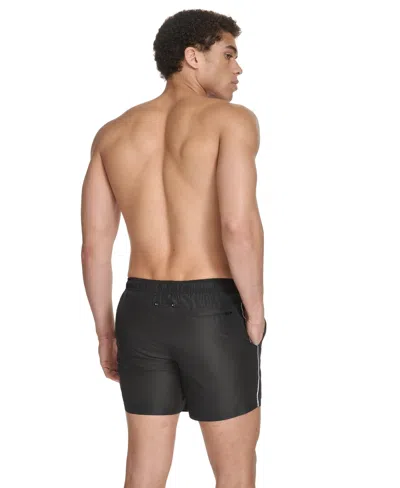 Calvin Klein Men's Logo Swim Shorts In Black