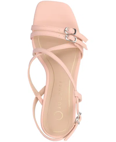 Journee Collection Journee Women's Clinne Wedge Sandals In Pink
