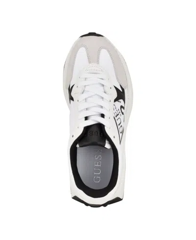 Guess Calebb 3 Sneaker In White,black