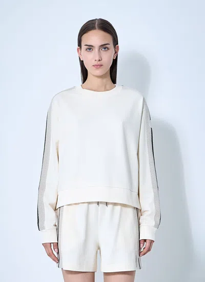 Moncler Women Logo Motif Sweatshirt In Neutral