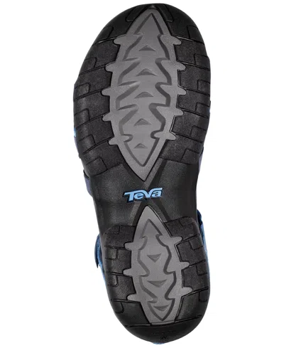 Teva Tirra Sandals Women's Blue Adjustable Strap Open Toe Hiking Zogg1141 In Blue Multi