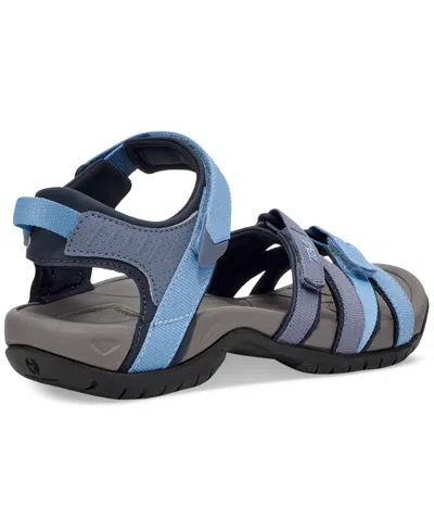 Teva Tirra Sandals Women's Blue Adjustable Strap Open Toe Hiking Zogg1141 In Blue Multi