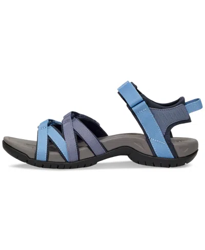 Teva Tirra Sandals Women's Blue Adjustable Strap Open Toe Hiking Zogg1141 In Blue Multi