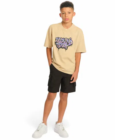 Sovereign Code Little And Big Boys Cargo Shorts In Black