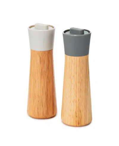 Berghoff Leo Balance 2-piece Rubberwood Salt & Pepper Grinder In Multicolor