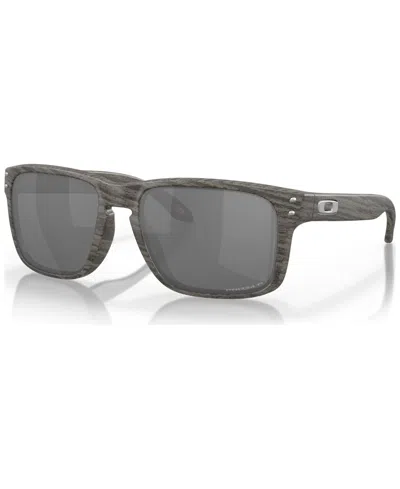 Oakley Oo9384 Holbrook Mix Square-frame Sunglasses In Woodgrain