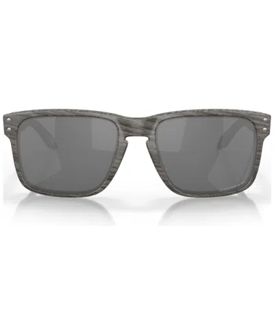 Oakley Oo9384 Holbrook Mix Square-frame Sunglasses In Woodgrain