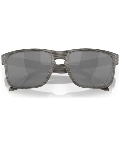 Oakley Oo9384 Holbrook Mix Square-frame Sunglasses In Woodgrain