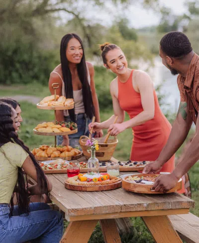 Toscana Beetlejuice Make My Millenium Barista Serving Tray In Brown
