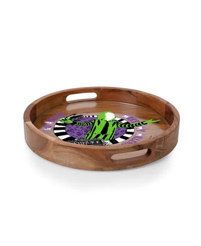 Toscana Beetlejuice Make My Millenium Barista Serving Tray In Brown