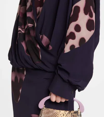 Dries Van Noten Women 01690-camiel 1015 W.w.shirt In Blue