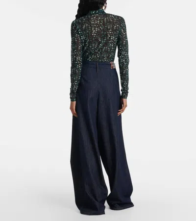 Dries Van Noten Pamplona Denim Jeans In Blue