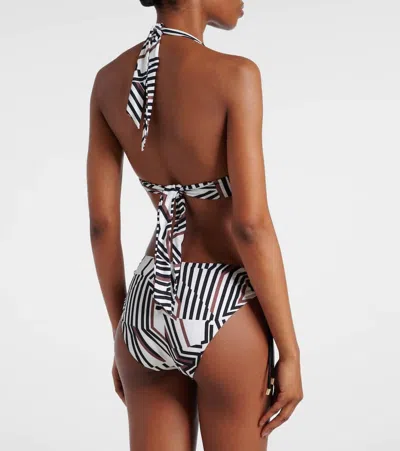 Max Mara Sibilla Printed Bikini Bottoms In Multicoloured