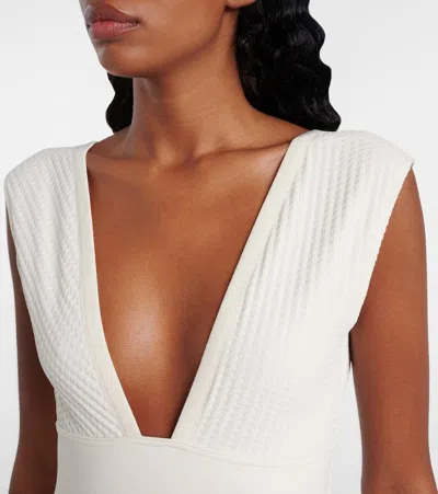 Eres Deep-v Glamorous Swimsuit In White