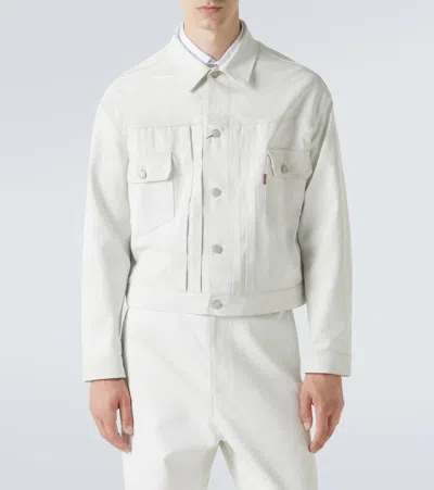 Junya Watanabe X Levi's Oversized Denim Jacket In White