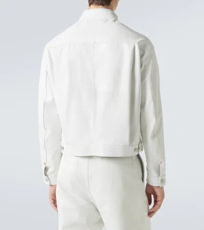 Junya Watanabe X Levi's Oversized Denim Jacket In White