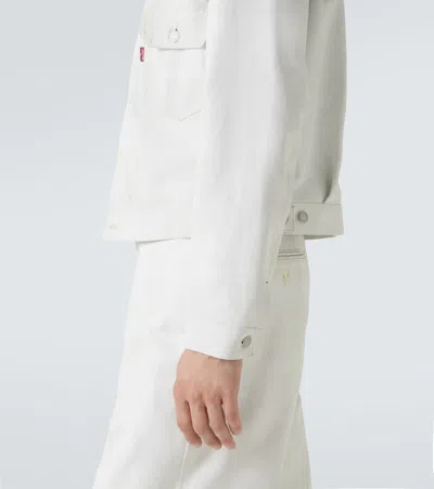 Junya Watanabe X Levi's Oversized Denim Jacket In White