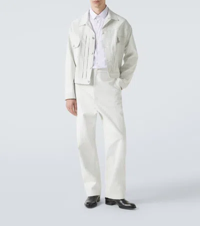 Junya Watanabe X Levi's Oversized Denim Jacket In White