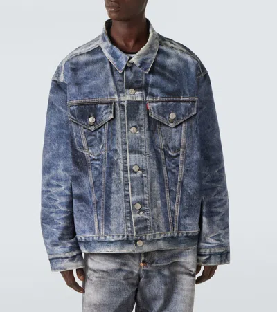 Junya Watanabe Levi's® Denim Effect Jacket In Blue