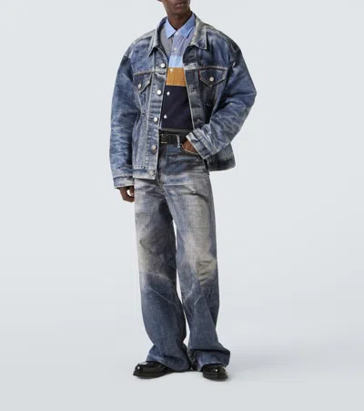 Junya Watanabe Patchwork Cotton Shirt In Multicoloured