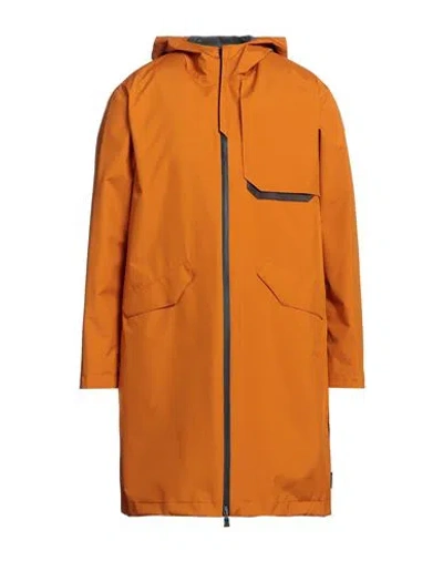 Herno Man Overcoat & Trench Coat Rust Size 44 Polyester In Red