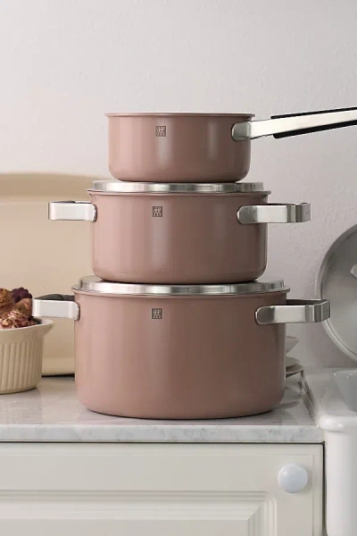 Zwilling Pure 3-piece Cookware Pot Set In Rose Gold At Urban Outfitters