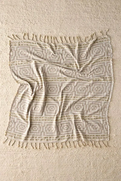 Jungalow By Justina Blakeney Hypnotic Throw Blanket In Taupe At Urban Outfitters