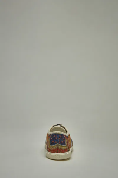 Valentino Sneaker Bay By Bay Denim Print In Mixed