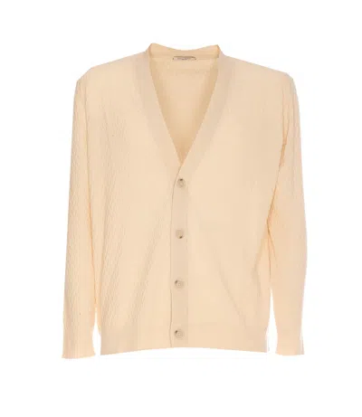 Paolo Pecora Cardigan With Buttons Closure In White