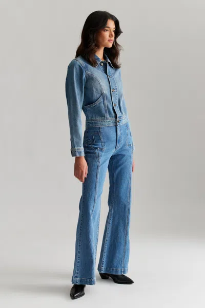 Rolla's Denim Jacket In Lightening