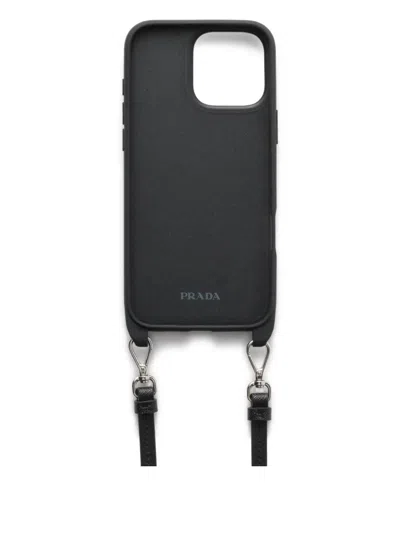 Prada Embroidered Iphone 16 Pro Max Case In Multi