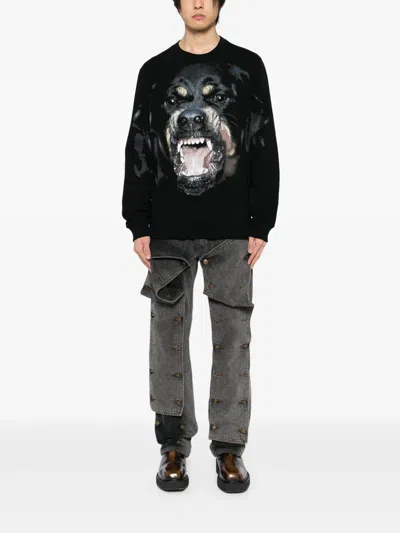 Givenchy Graphic-printed Sweatshirt In Black