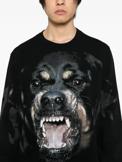 Givenchy Graphic-printed Sweatshirt In Black