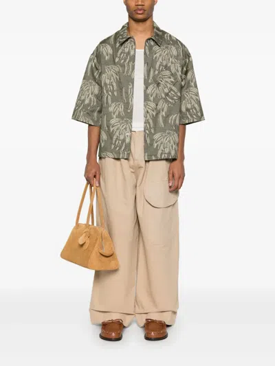 Jacquemus Aloe Shirt Print 3/4 Sleeves In Multicolour