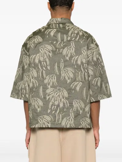 Jacquemus Aloe Shirt Print 3/4 Sleeves In Multicolour