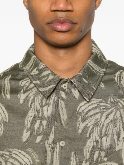 Jacquemus Aloe Shirt Print 3/4 Sleeves In Multicolour
