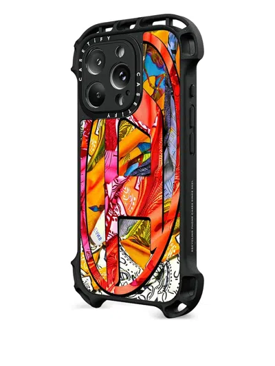 Diesel X Casetify Moulded Iphone 16 Pro Max Case In Orange